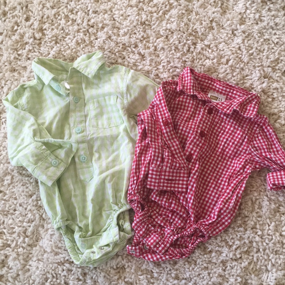 Crazy 8 (Baby 8) Button-Up Onesies